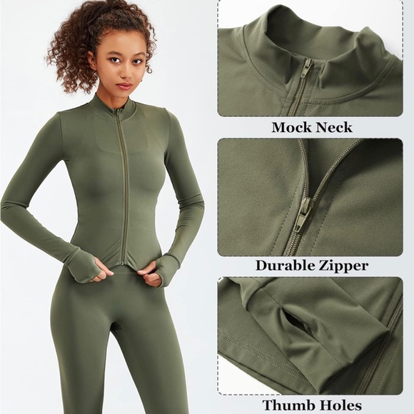 Sage Green Compression Athleisure Set - Picture 1 of 6